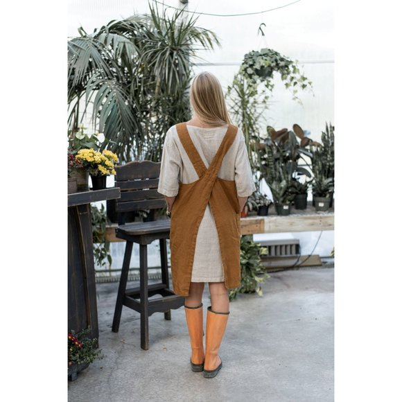 Vikolino Other Vikolino Linen Pinafore Japanese Apron Dress Poshmark